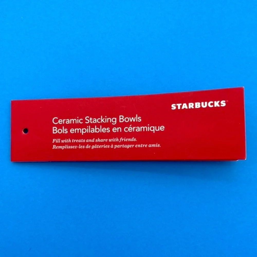 Starbucks Coffee Company 2012 Ceramic Stacking Bowls